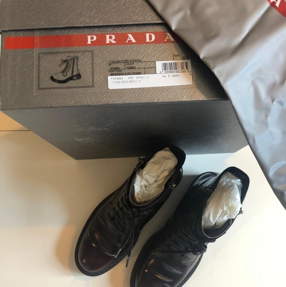 Prada calzature donna boot 100%Athletic